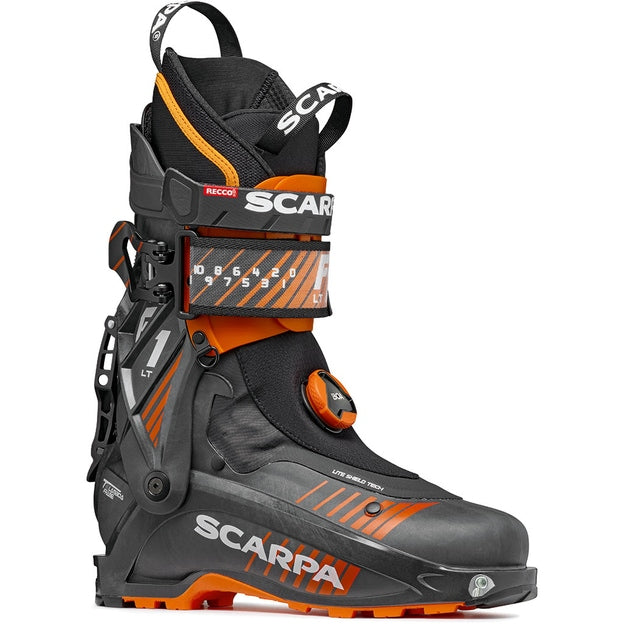 Chaussures de ski de randonnée Scarpa F1 LT Carbone / Orange Homme