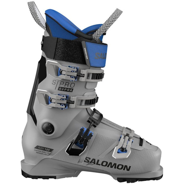 Chaussures de ski Salomon S/Pro Supra 120 GW Gris acier / Noir / Bleu course Homme