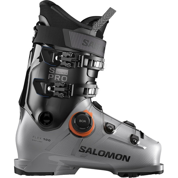 Chaussures de ski Salomon S/Pro Delta R100 Gris acier / Noir / Bleu marine Homme