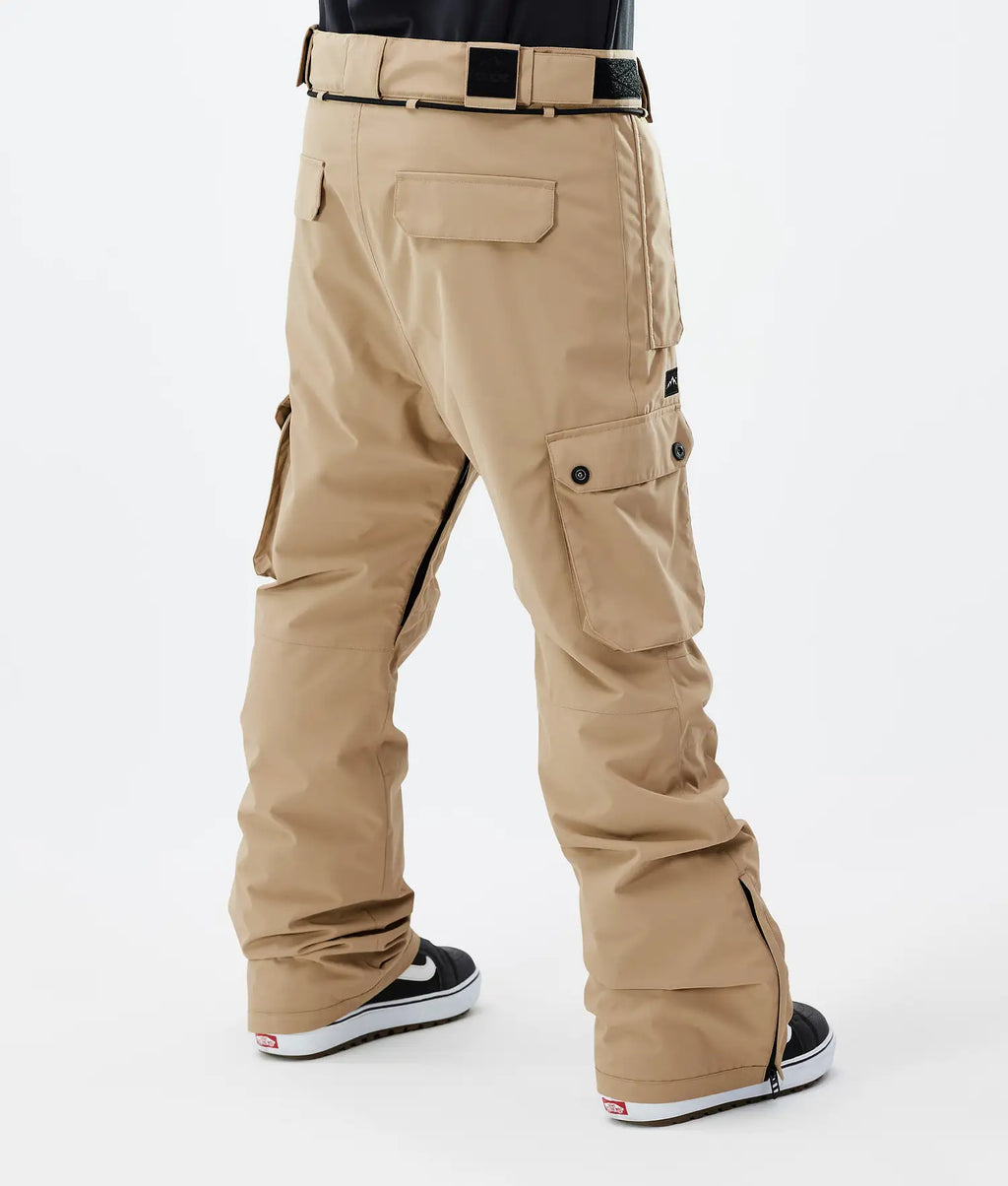 Iconic snowboard pants men's khaki