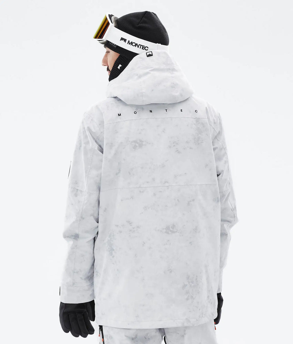 Veste de ski Doom pour homme - Blanc tie-dye