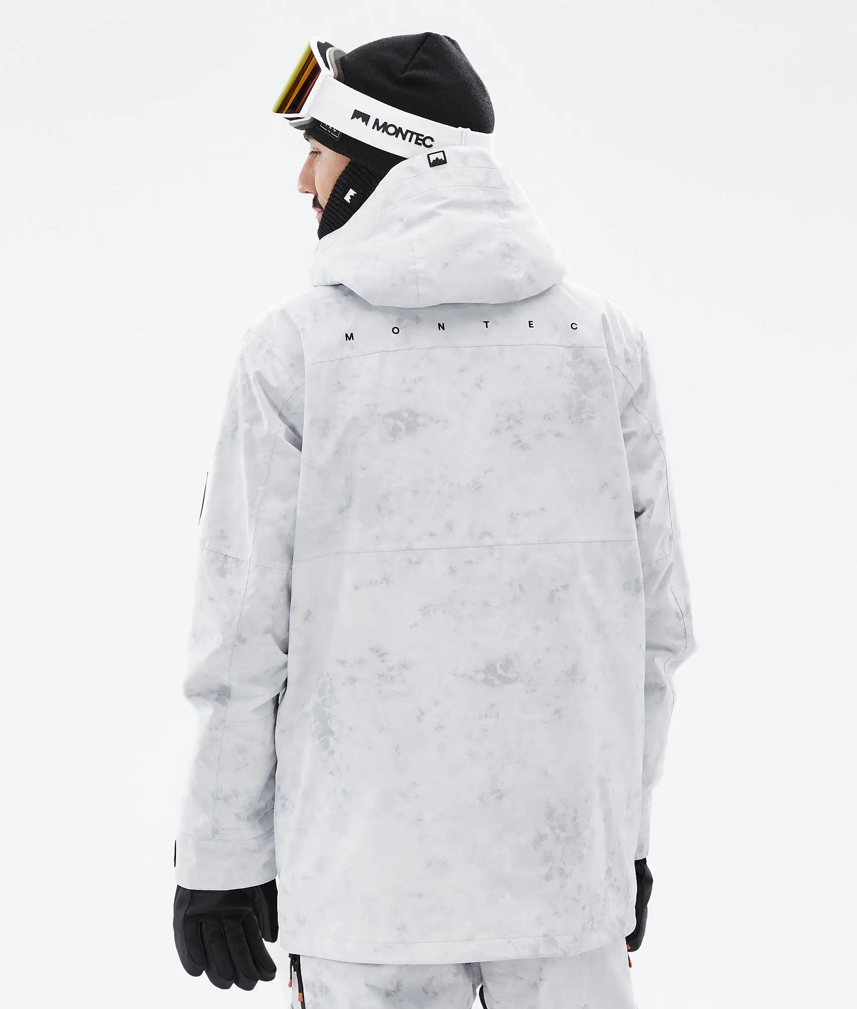 Veste de ski Doom pour homme - Blanc tie-dye