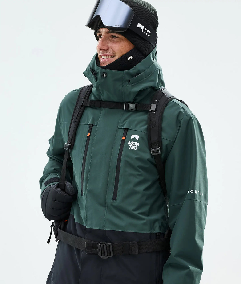 Veste de ski Fawk pour homme - Dark Atlantic/Noir