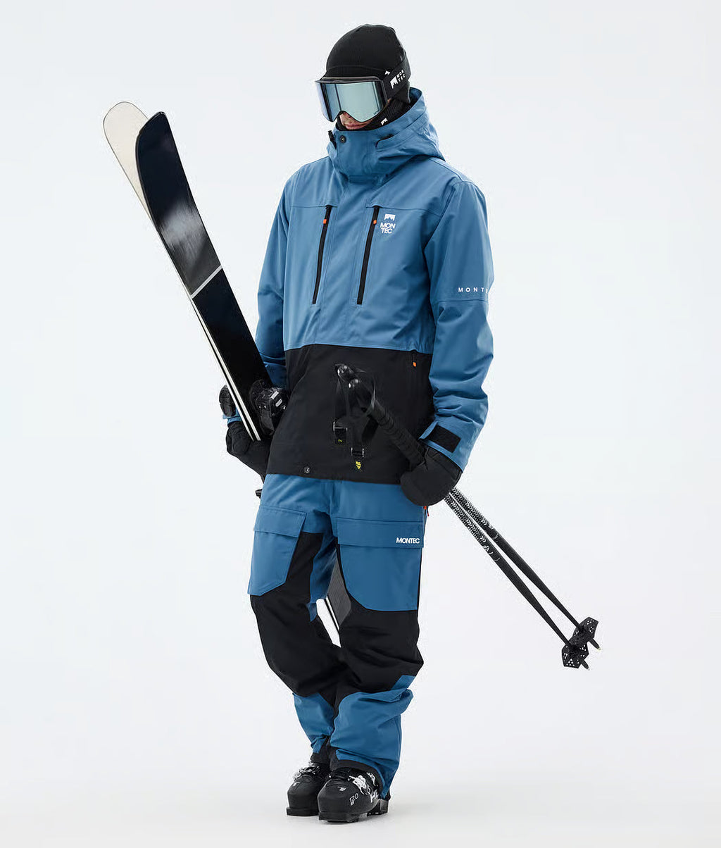 Veste de ski Fawk pour homme - Bleu acier/Noir