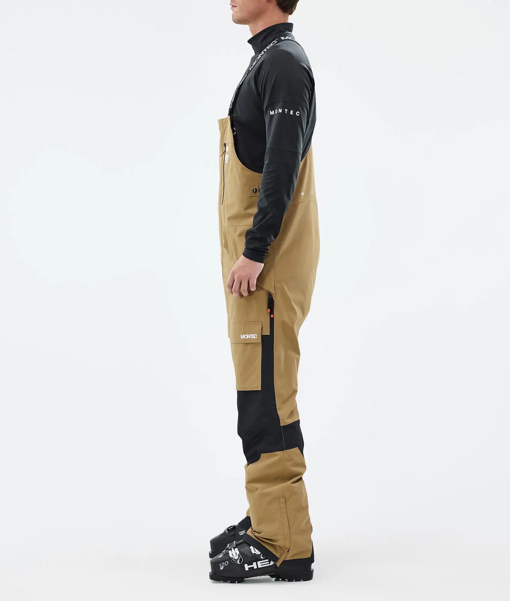 Pantalon de ski Fawk pour homme - Or/Noir