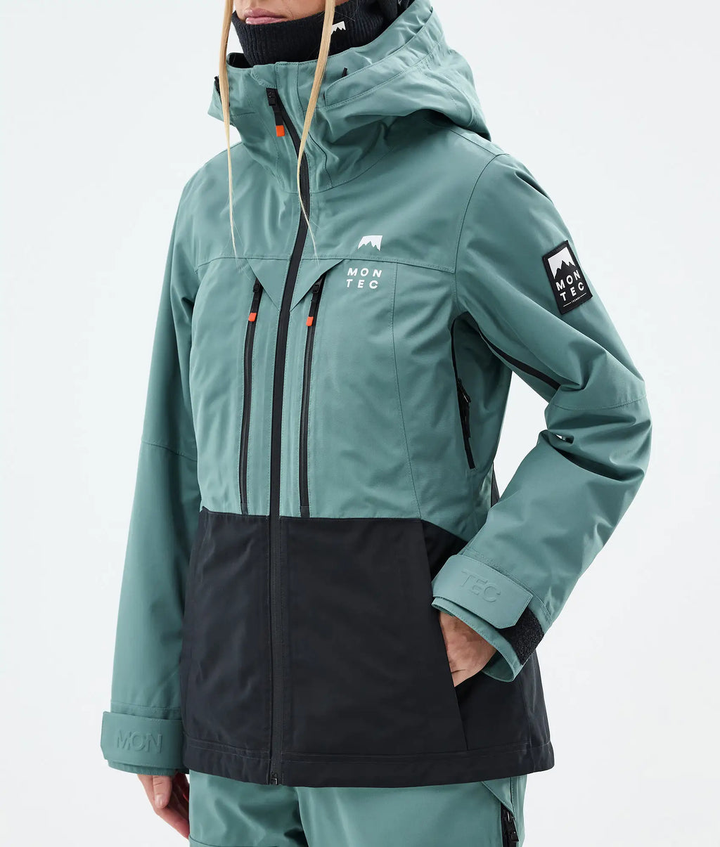 Veste de ski Moss W pour femme - Atlantique/Noir