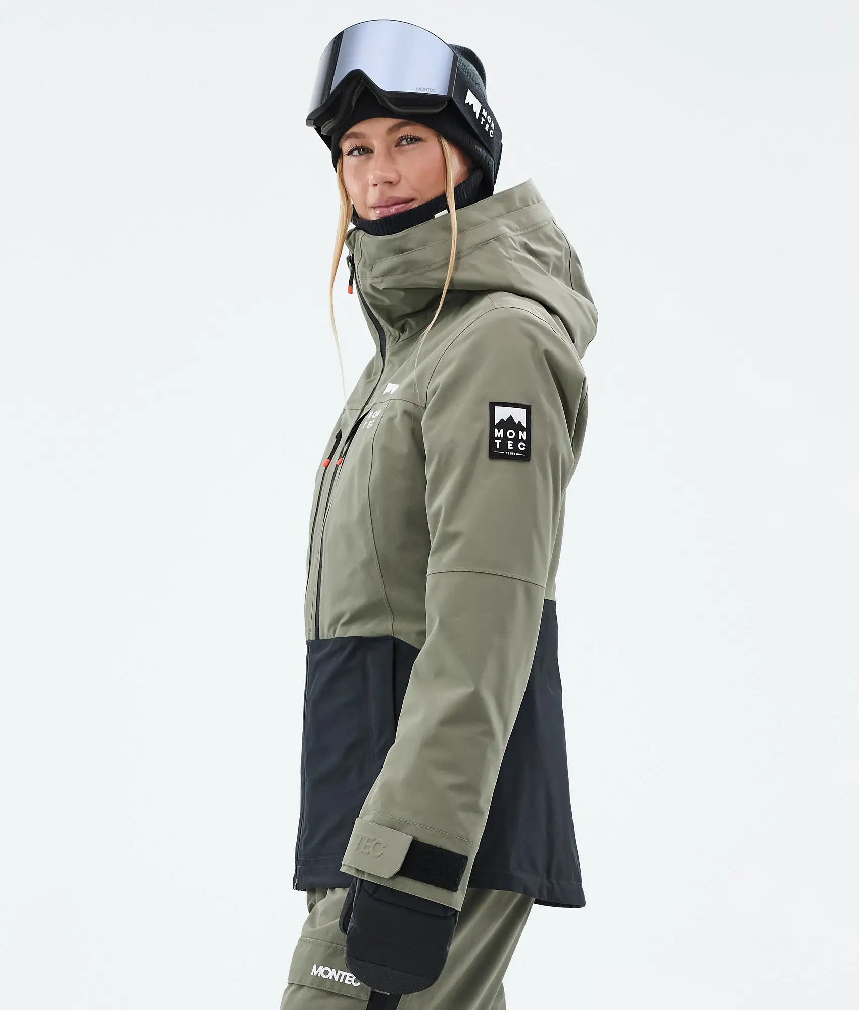 Veste de ski Moss W pour femme - Vert/Noir