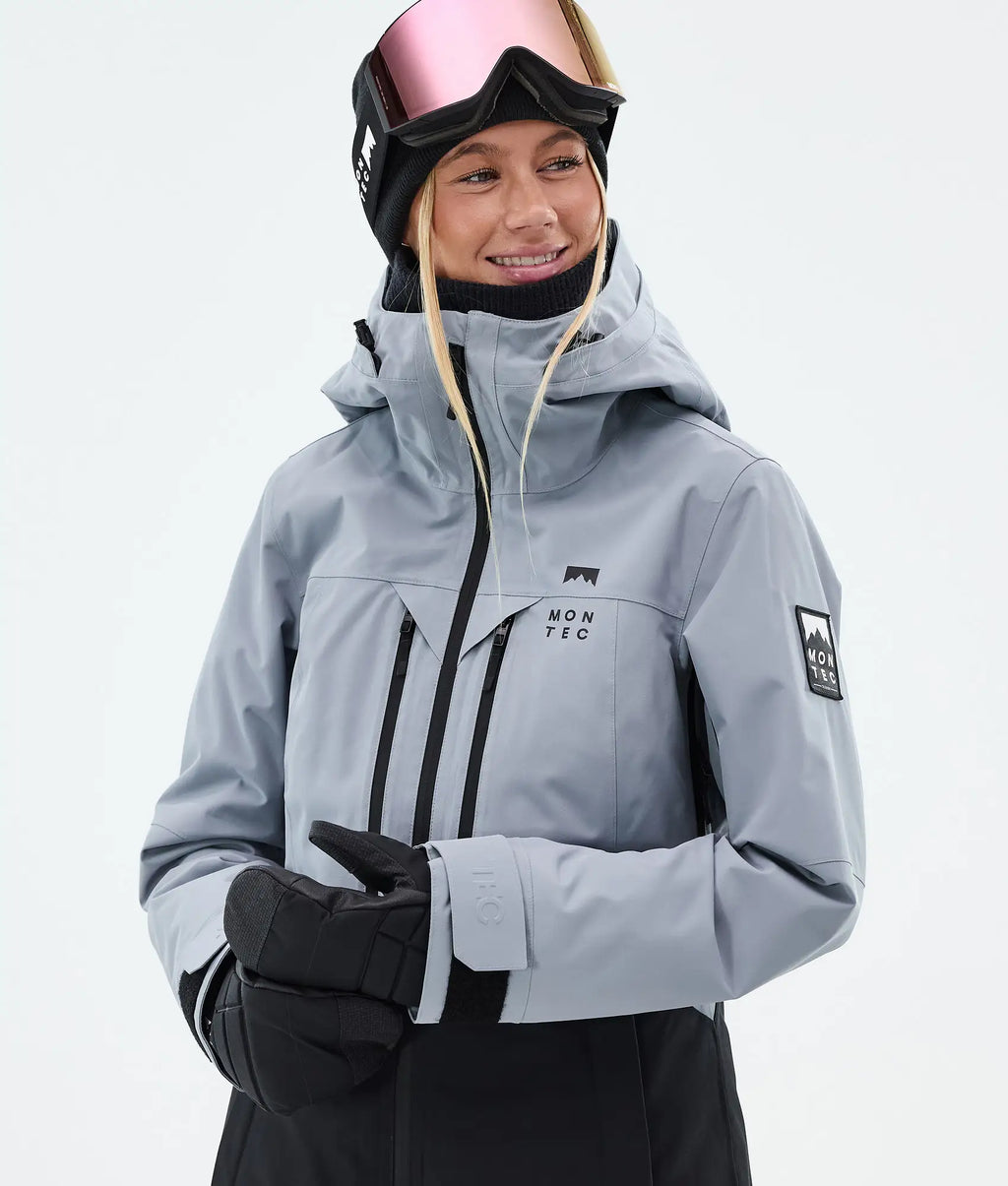 Veste de ski Moss W pour femme - Bleu clair/Noir