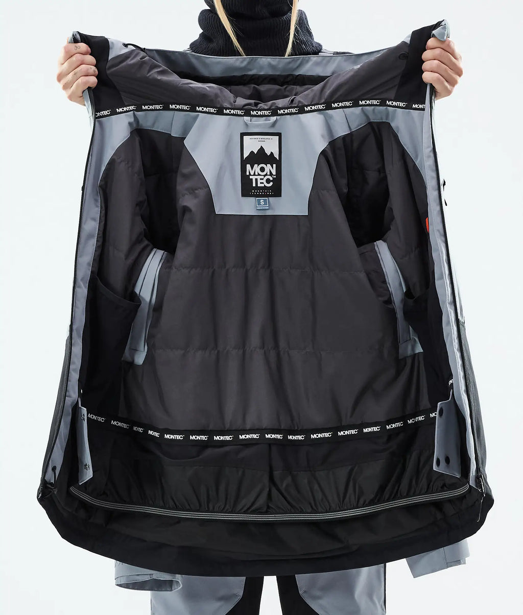 Veste de ski Moss W pour femme - Bleu clair/Noir