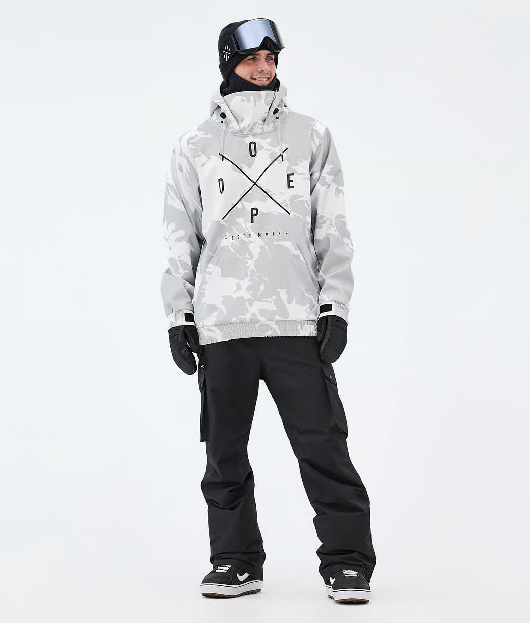 Yeti Men's Snowboard Jacket 2X-Up Gray Camo