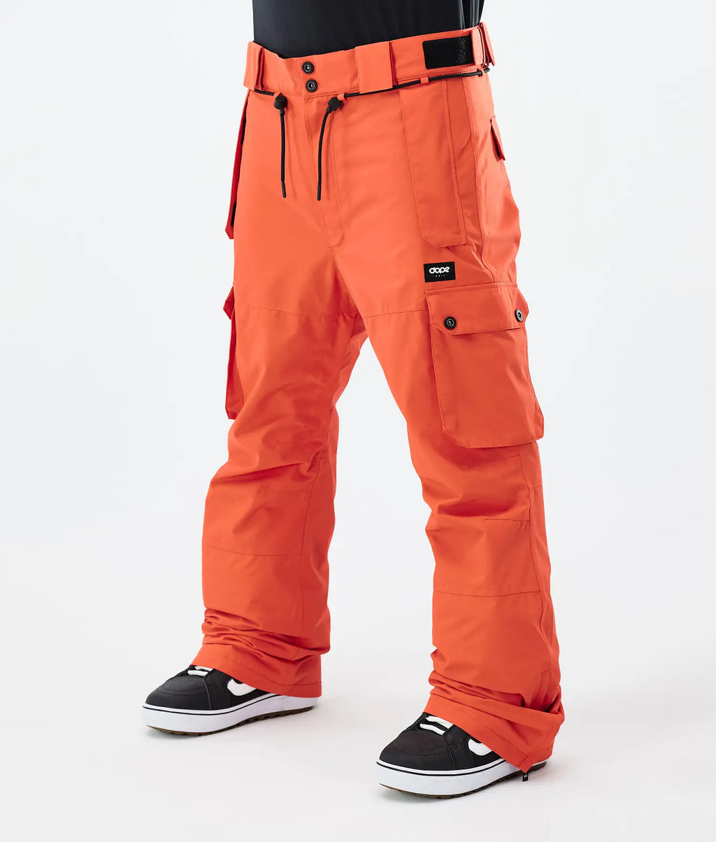 Iconic snowboard pants men orange