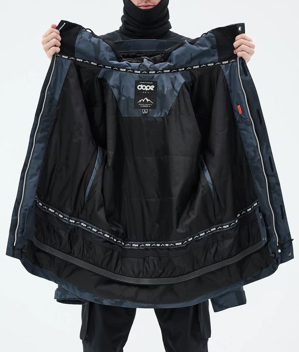 Adept Snowboard Jacket Men Metal Blue Camo novo