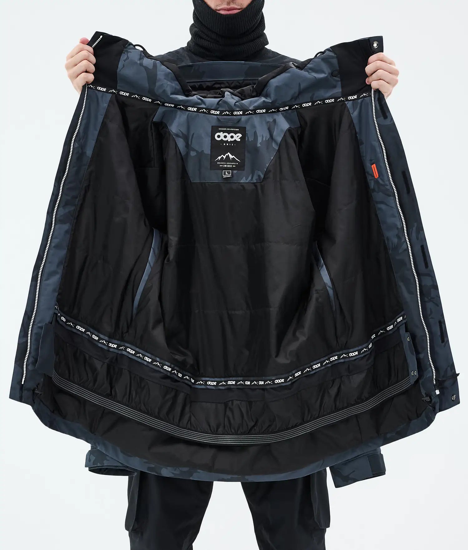 Adept Snowboard Jacket Men Metal Blue Camo novo