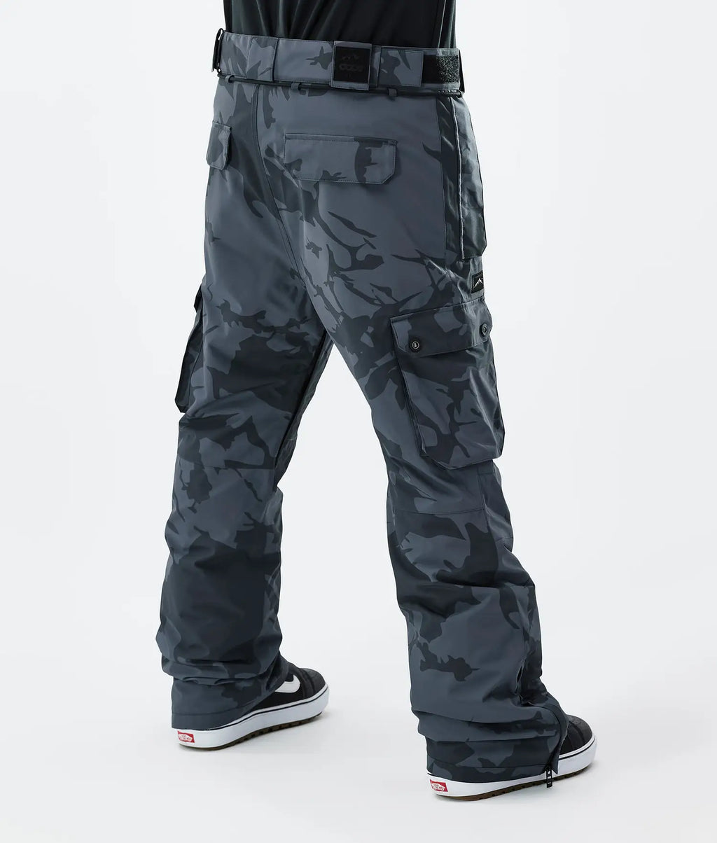 Iconic Snowboard Pants Men Metal Blue Camo novo