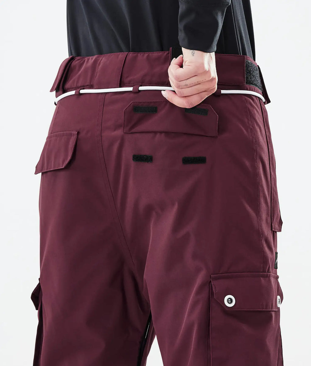 Iconic W Snowboard Pants Women Burgundy novo