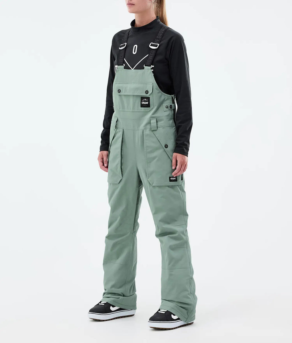 Notorious B.I.B W Snowboard Pants Women Faded Green novo