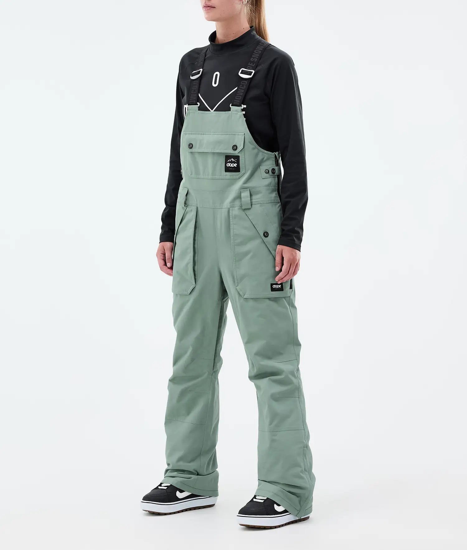 Notorious B.I.B W Snowboard Pants Women Faded Green novo