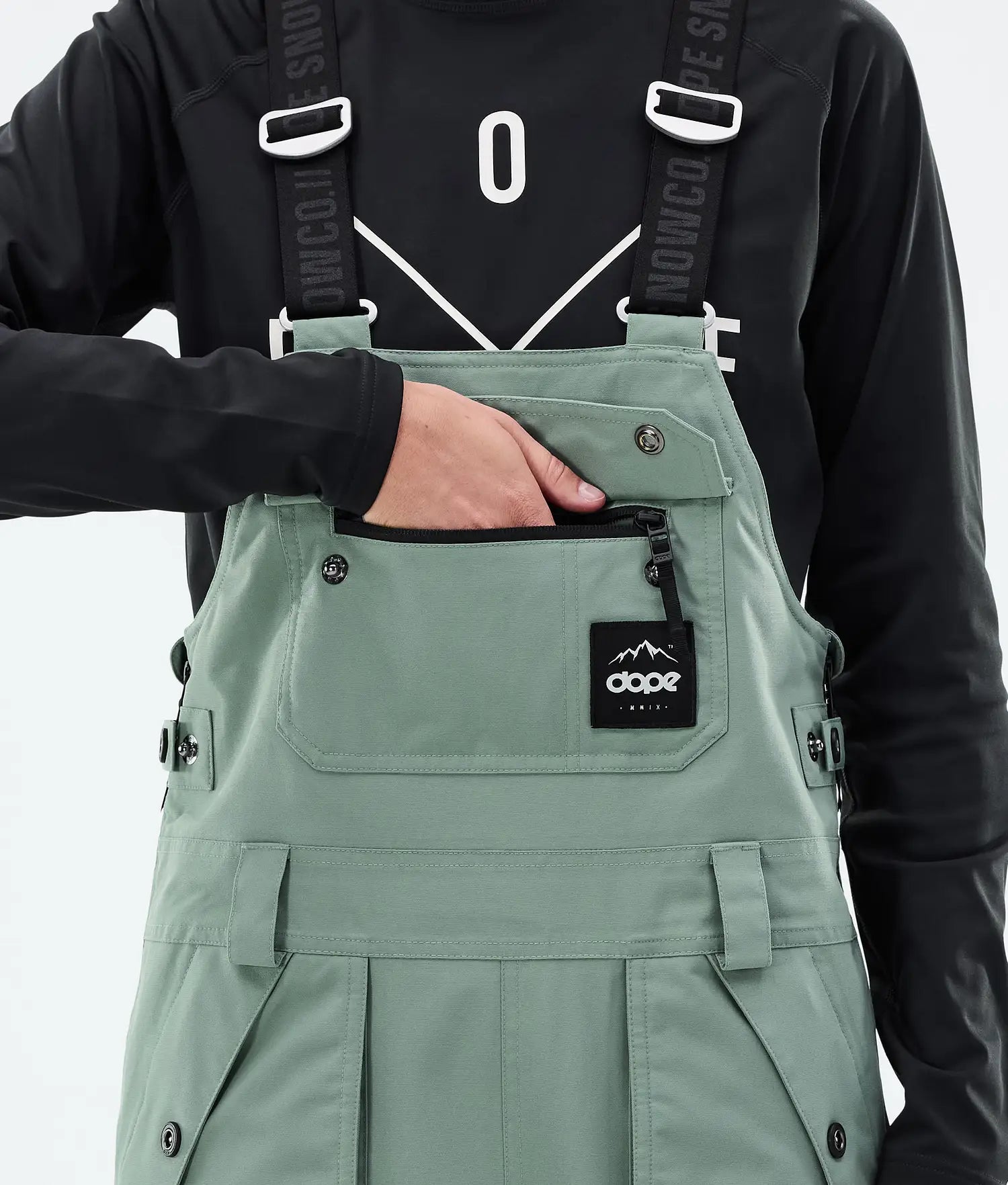 Notorious B.I.B W Snowboard Pants Women Faded Green novo