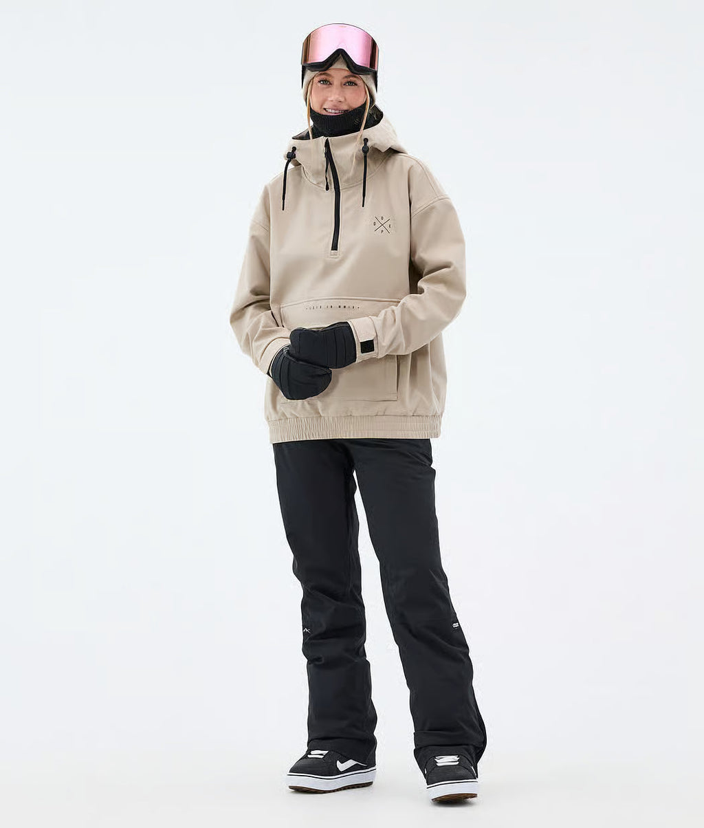 Cyclone W snowboard jacket women sand