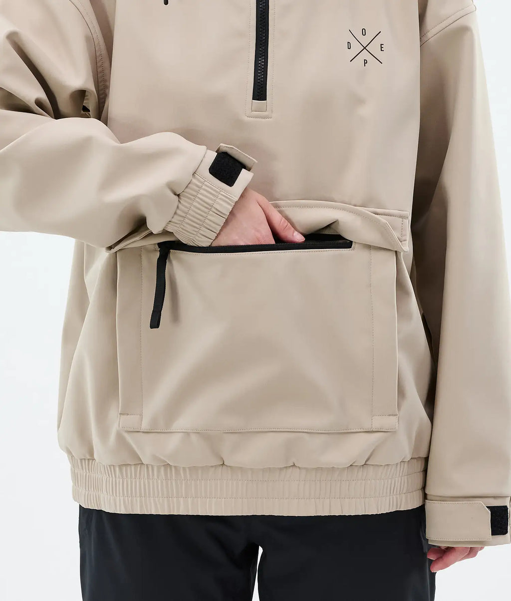 Cyclone W snowboard jacket women sand