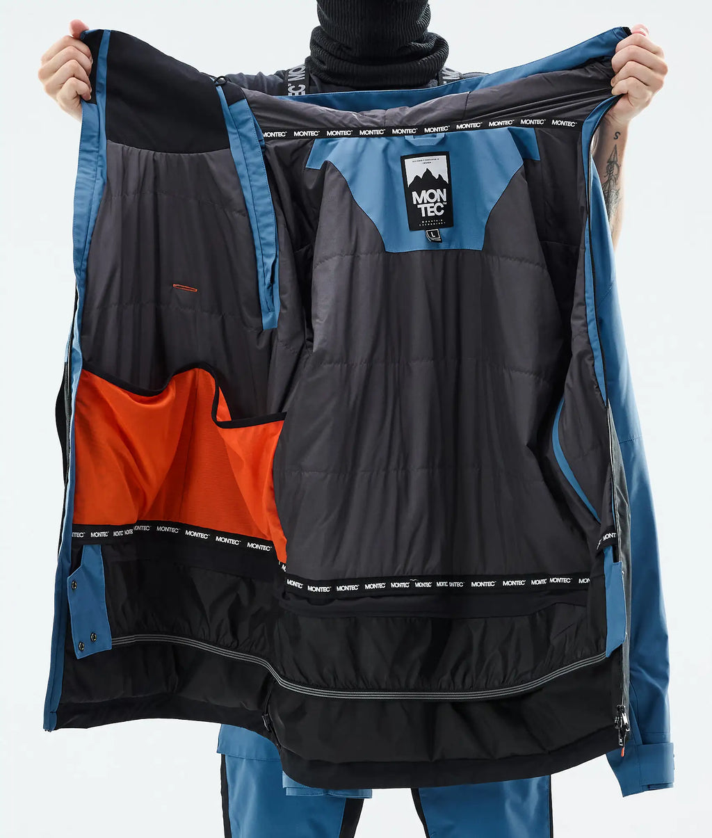 Doom Veste de Ski Homme Blue Steel/Black