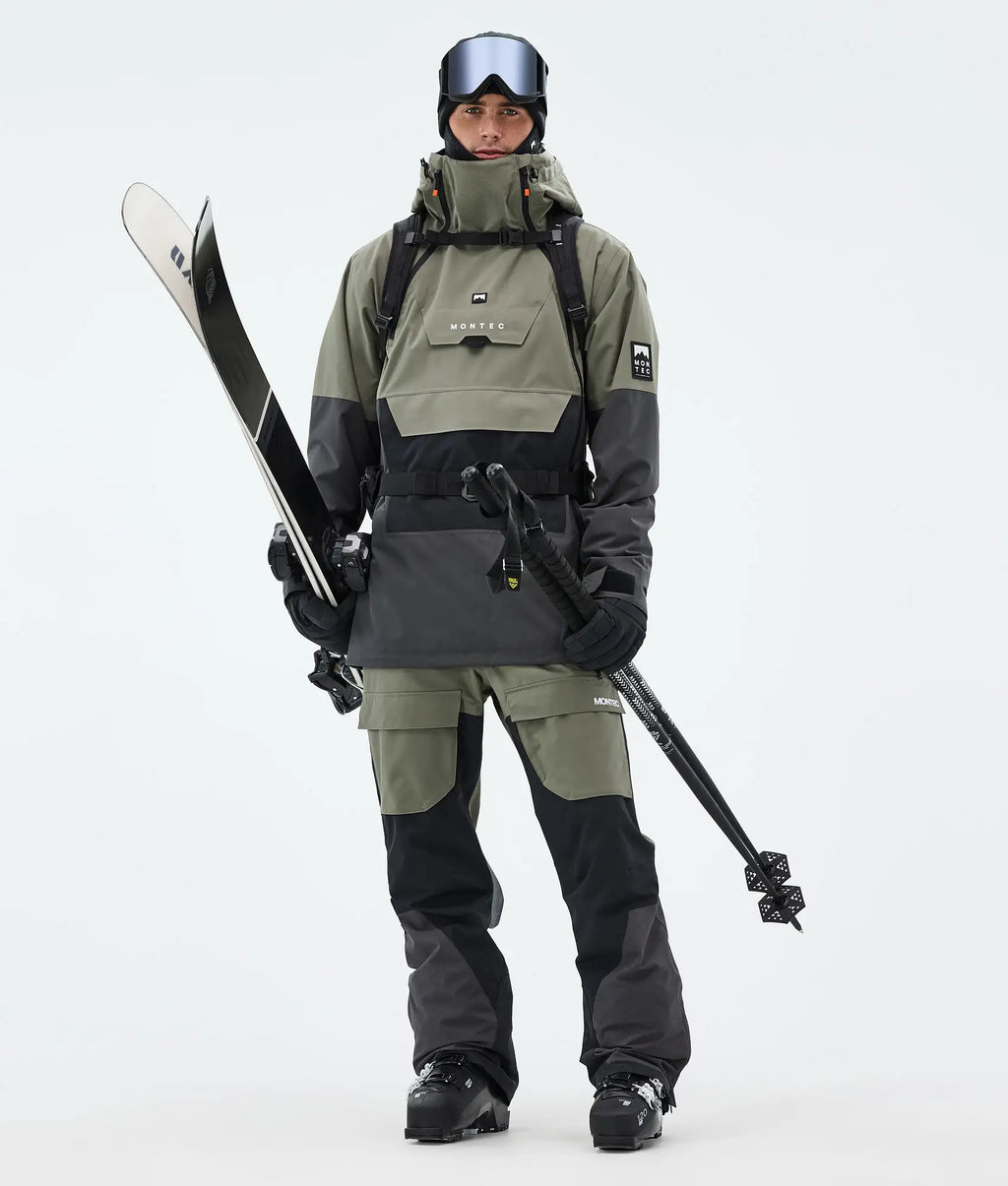 Veste de ski Doom pour homme - Vert/Noir/Fantôme