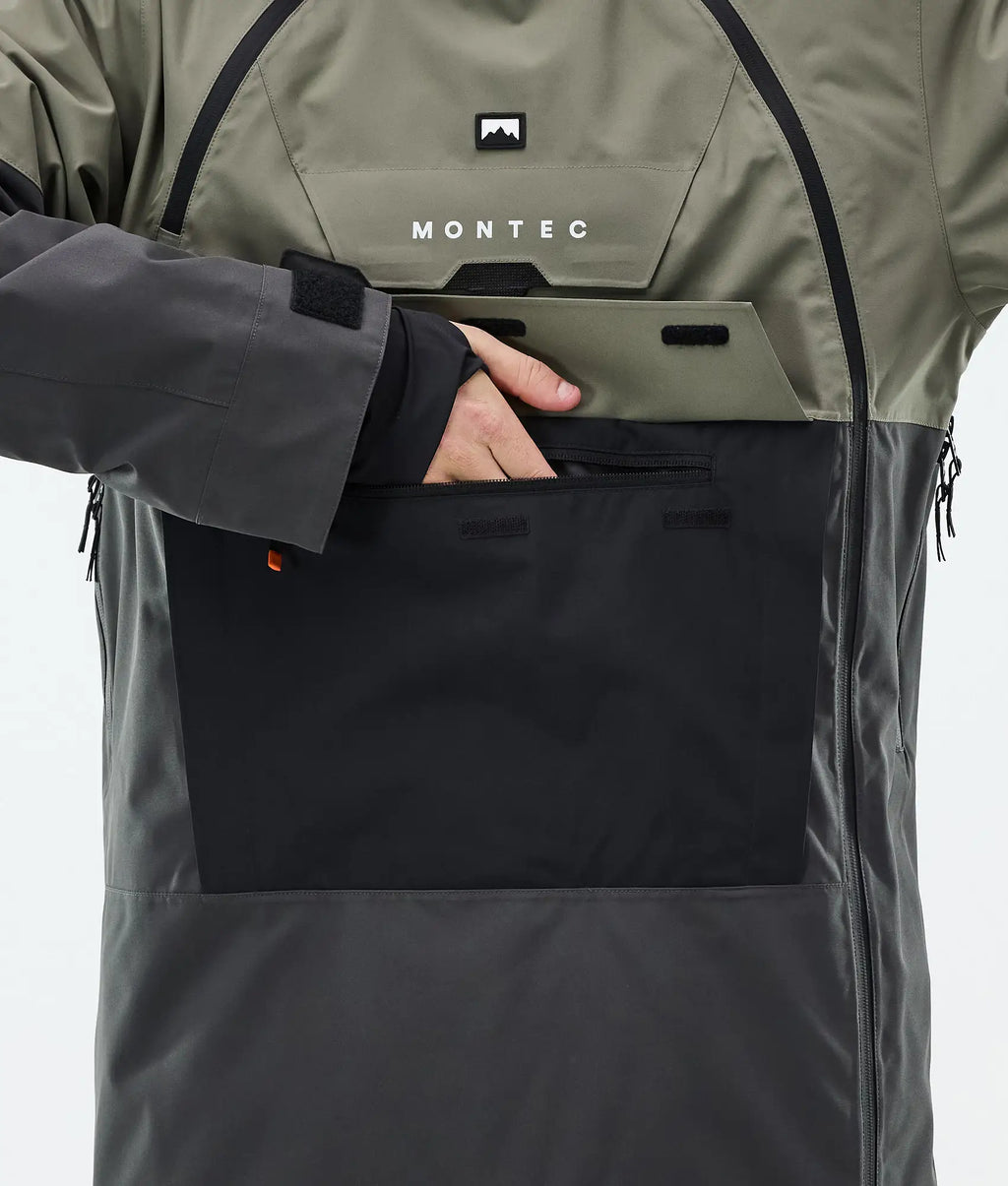 Veste de ski Doom pour homme - Vert/Noir/Fantôme