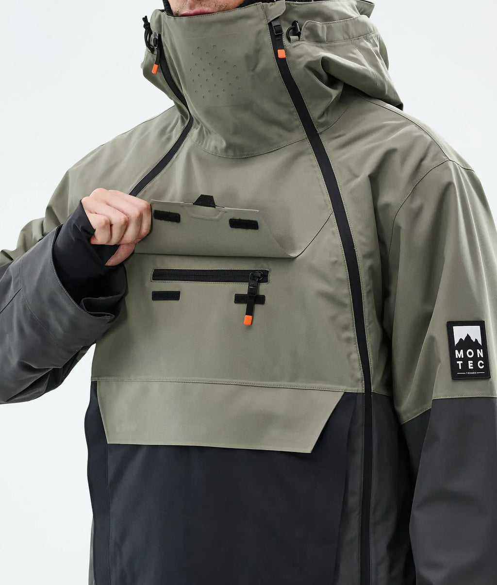 Veste de ski Doom pour homme - Vert/Noir/Fantôme