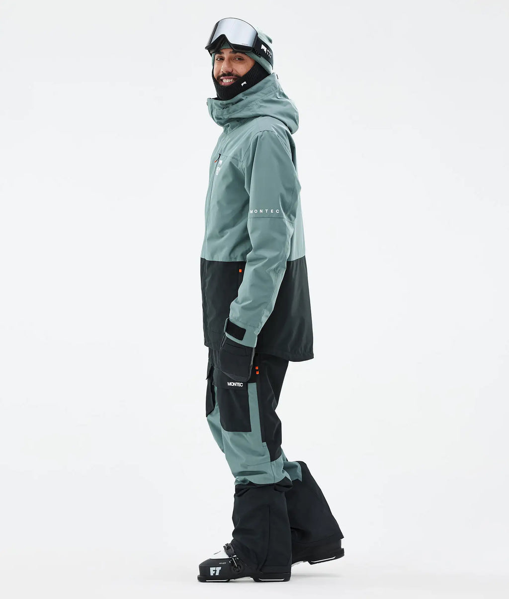 Veste de ski Fawk pour homme - Atlantique/Noir