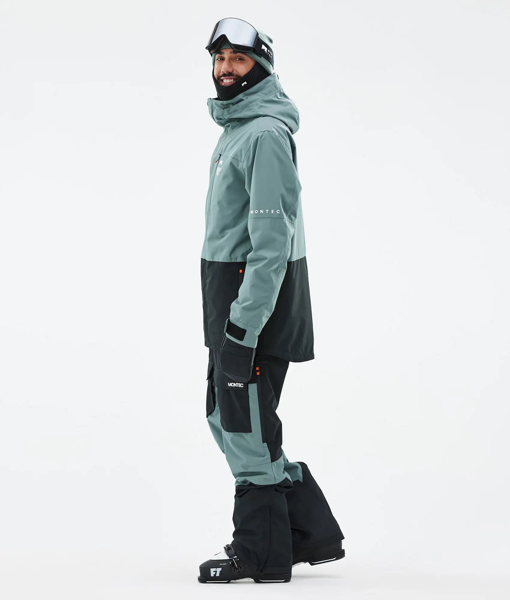 Veste de ski Fawk pour homme - Atlantique/Noir