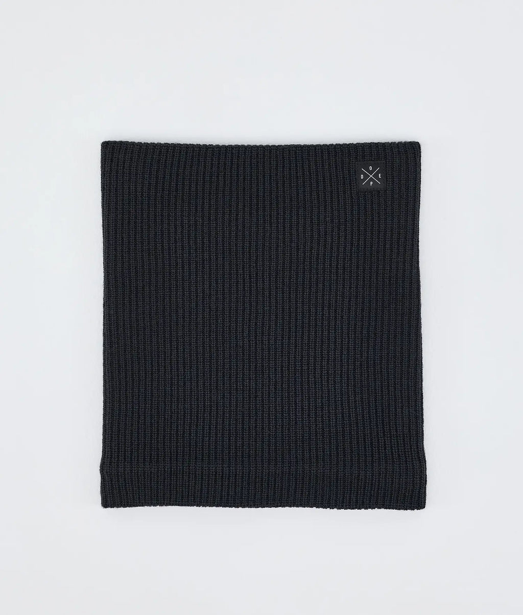 2X-Up Knitted Tube Scarf Black