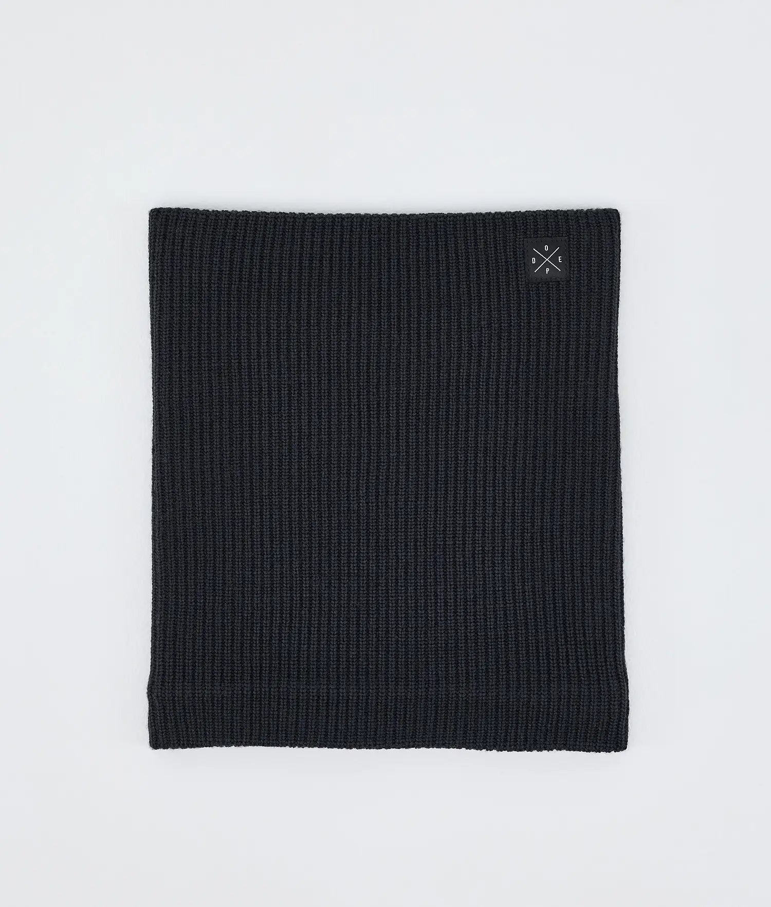 2X-Up Knitted Tube Scarf Black