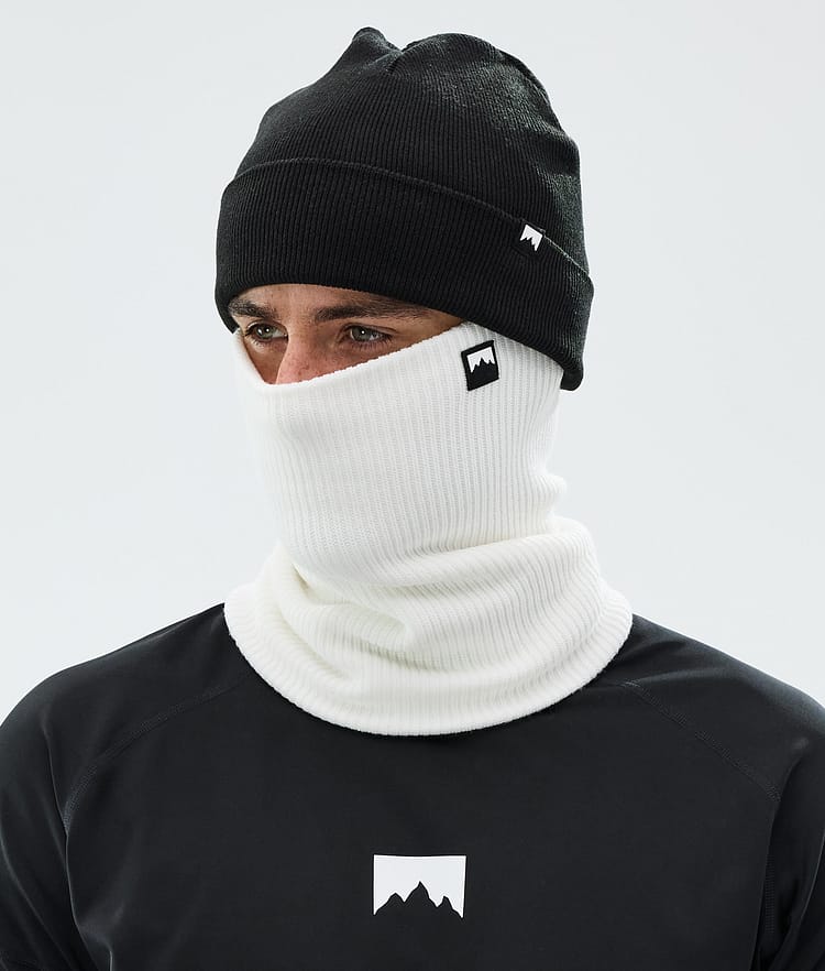 Masque classique tricoté blanc