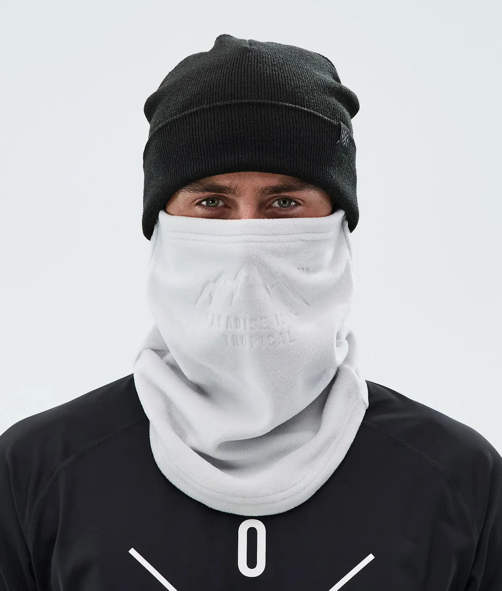 Cozy Tube Neck Warmer Light Grey