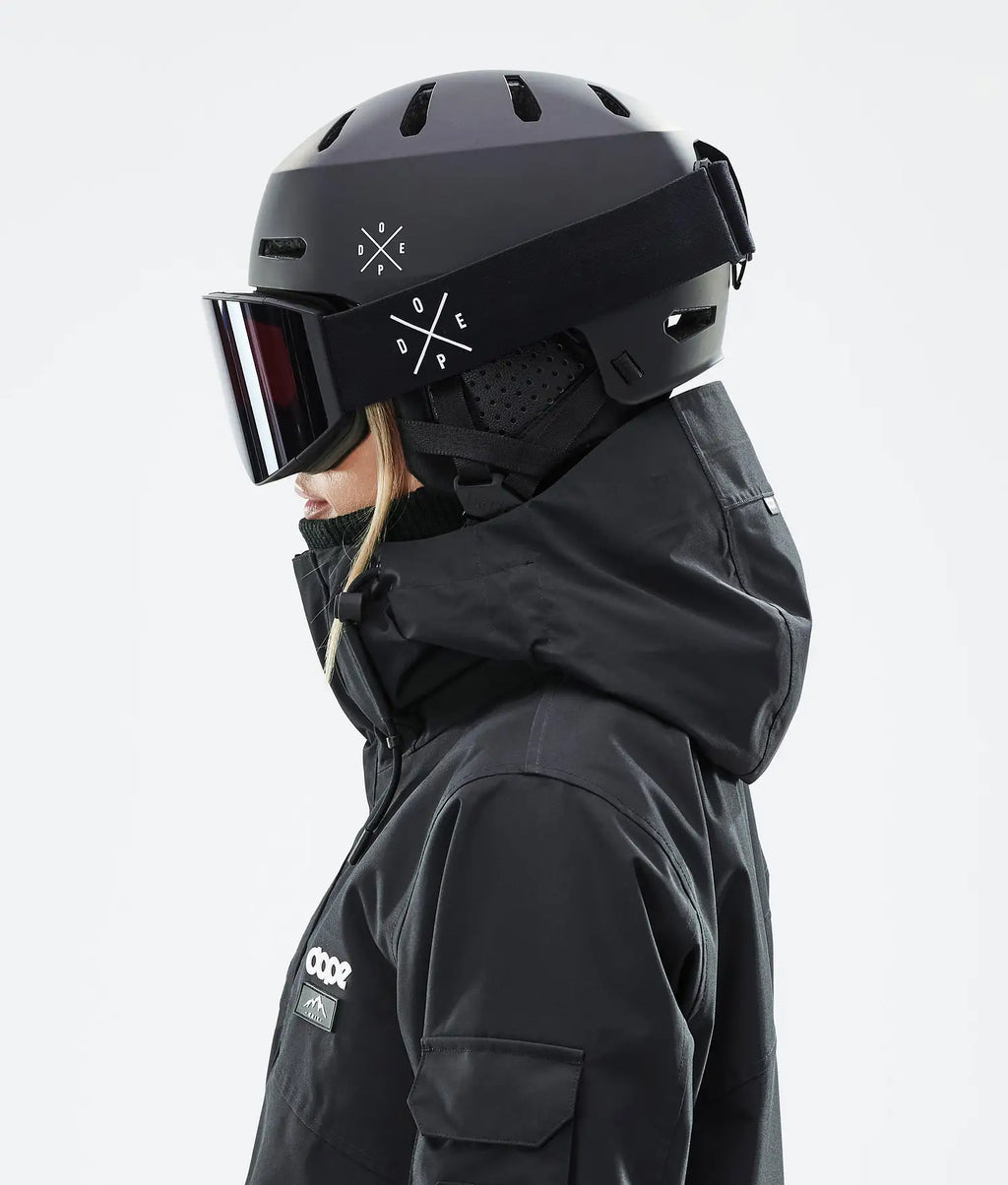 Macon 2.0 ski helmet X-Up Matte Black w/ Black