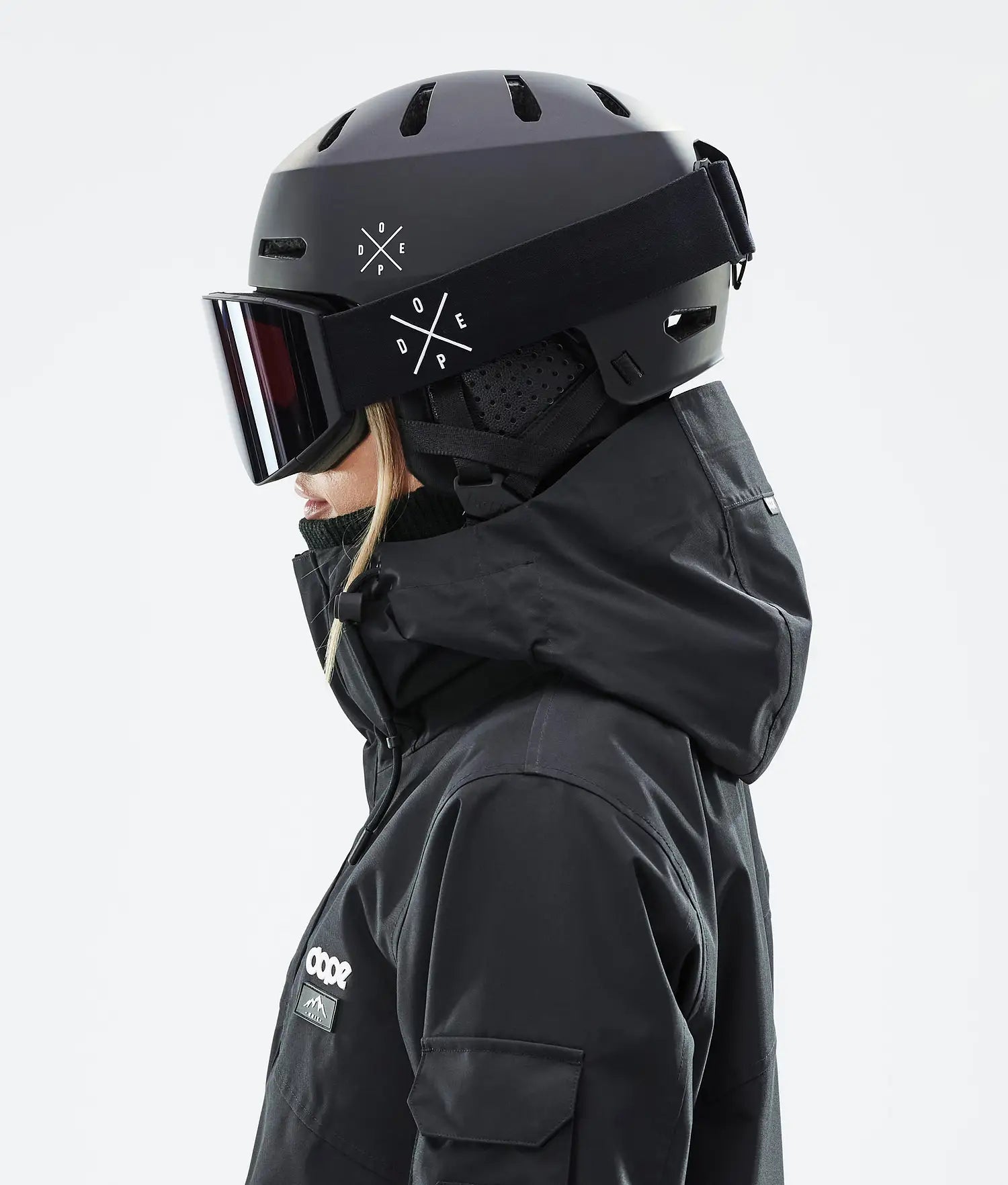 Macon 2.0 ski helmet X-Up Matte Black w/ Black