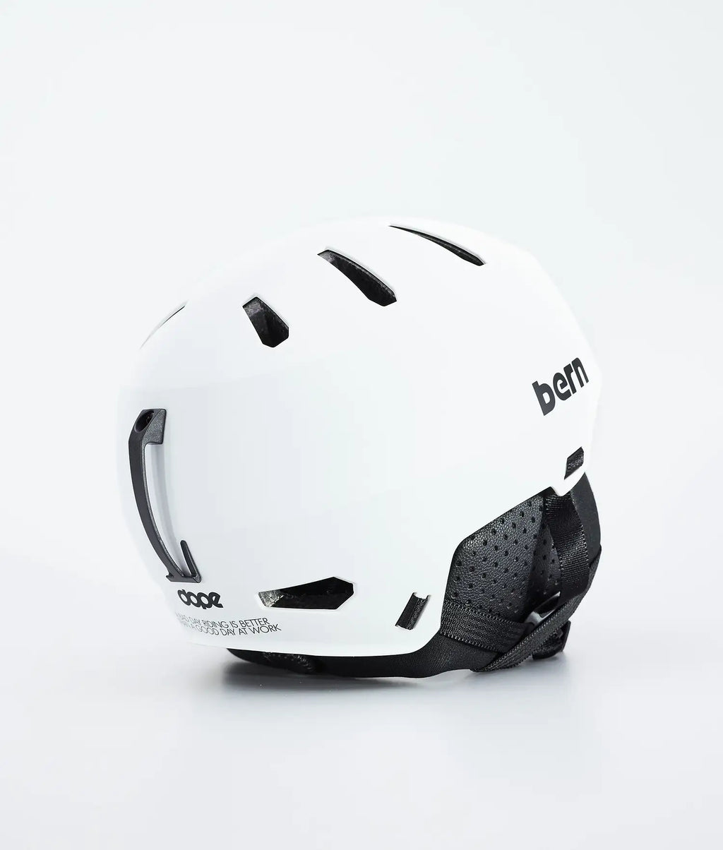 Macon 2.0 ski helmet Classic Matte White w/ Black