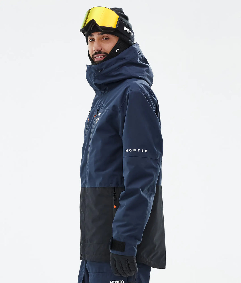 Veste de ski Fawk pour homme - Bleu foncé/Noir