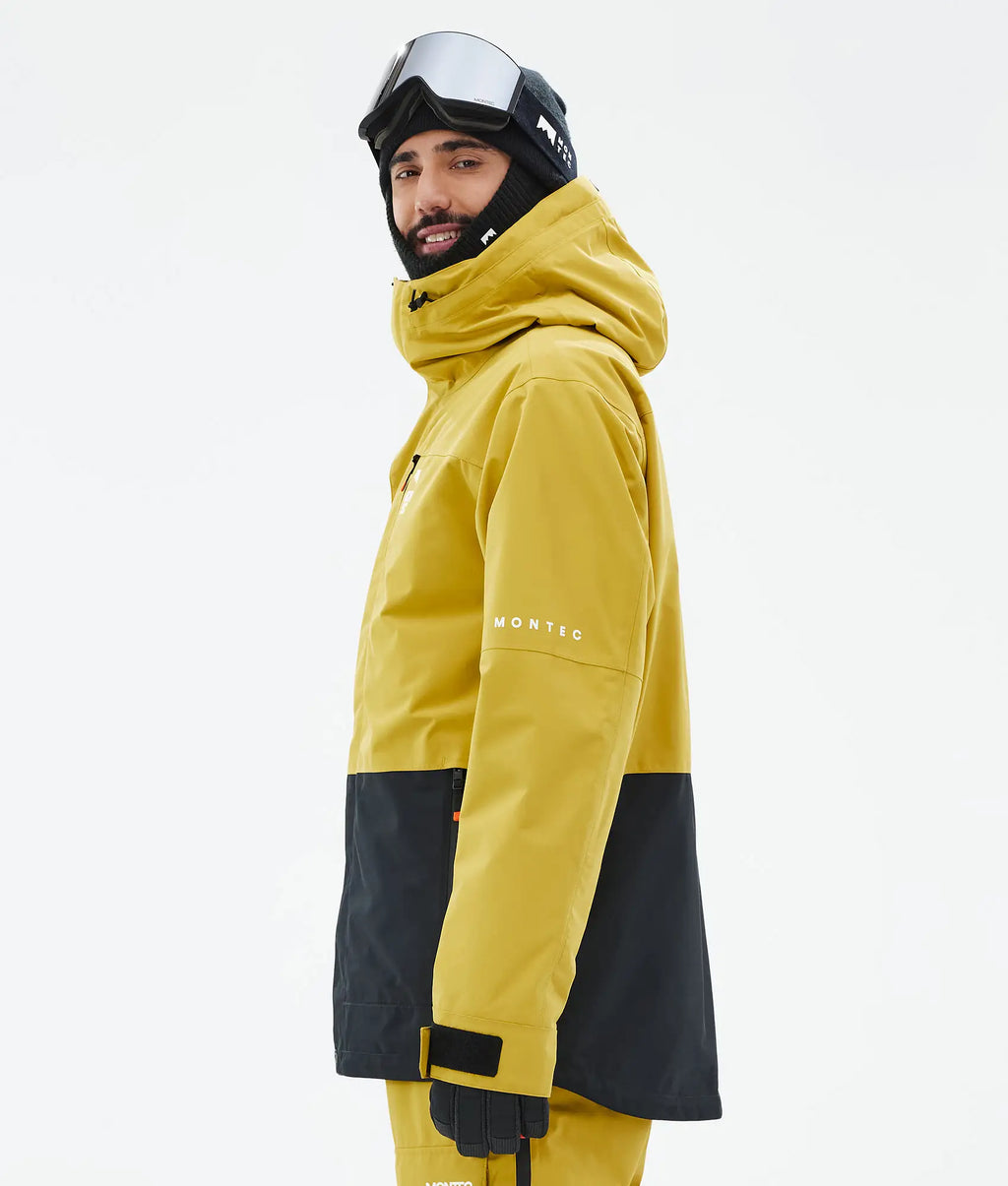 Veste de ski Fawk pour homme - Jaune/Noir