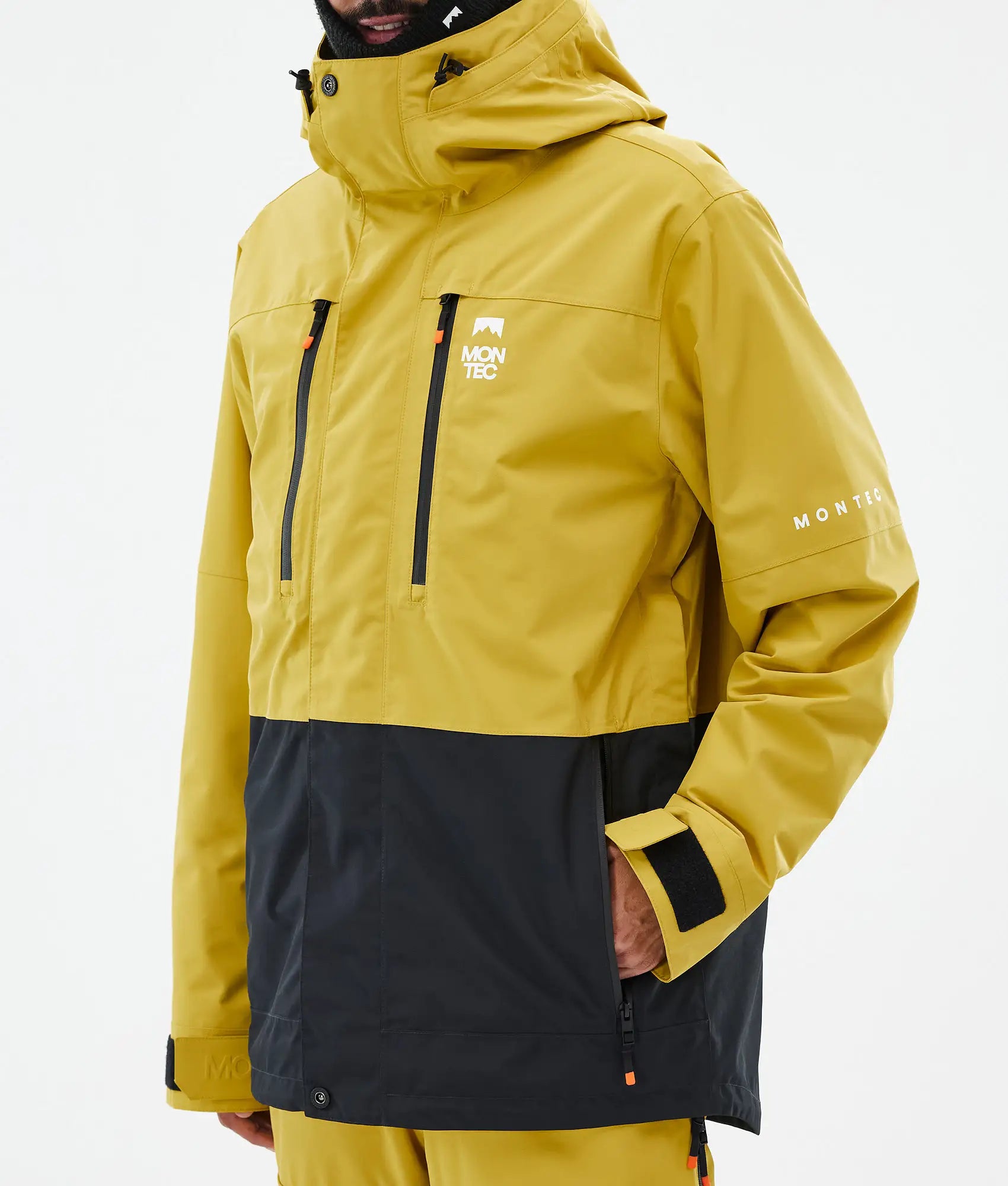 Veste de ski Fawk pour homme - Jaune/Noir