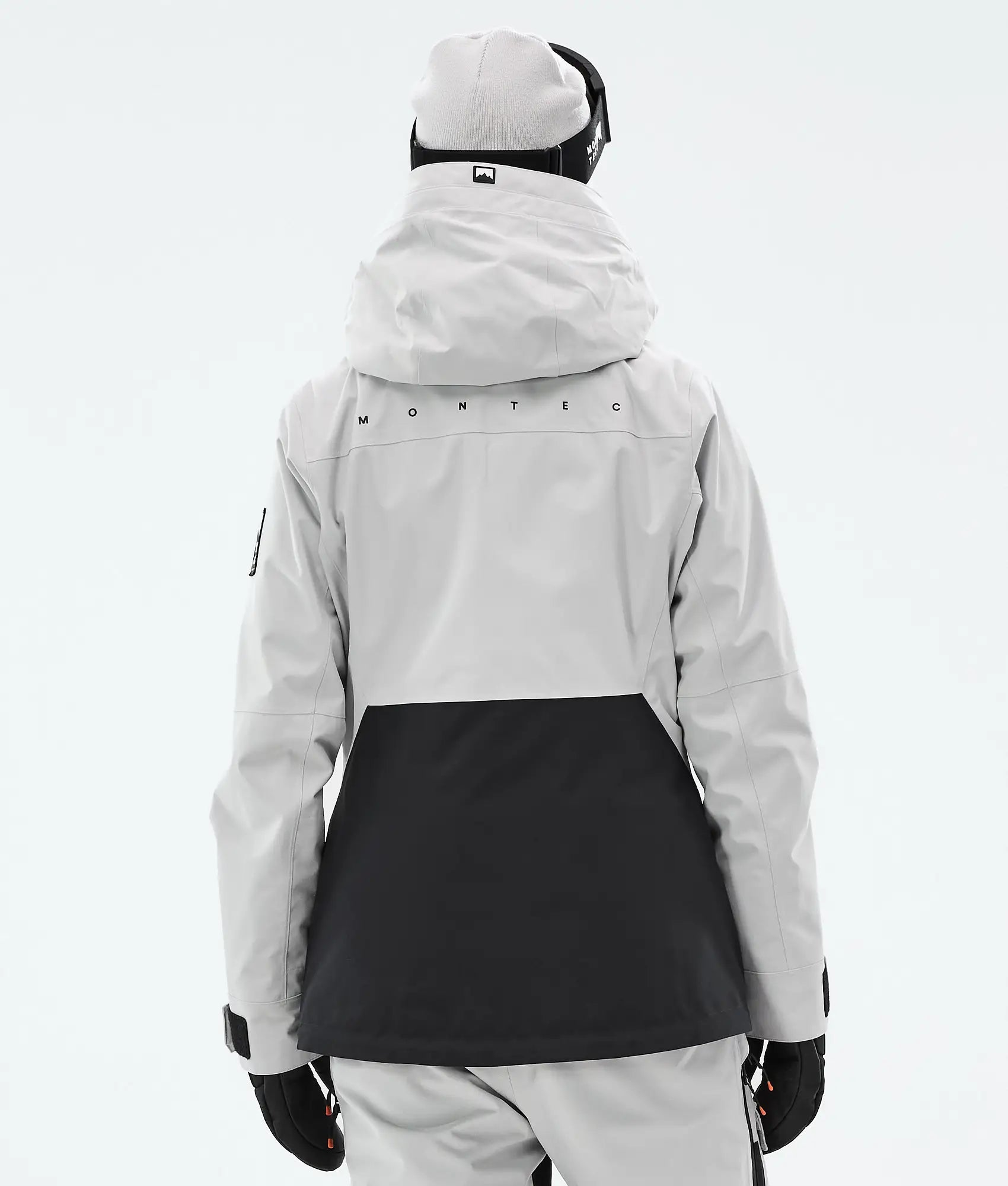 Veste de ski Moss W pour femme - Gris clair/Noir