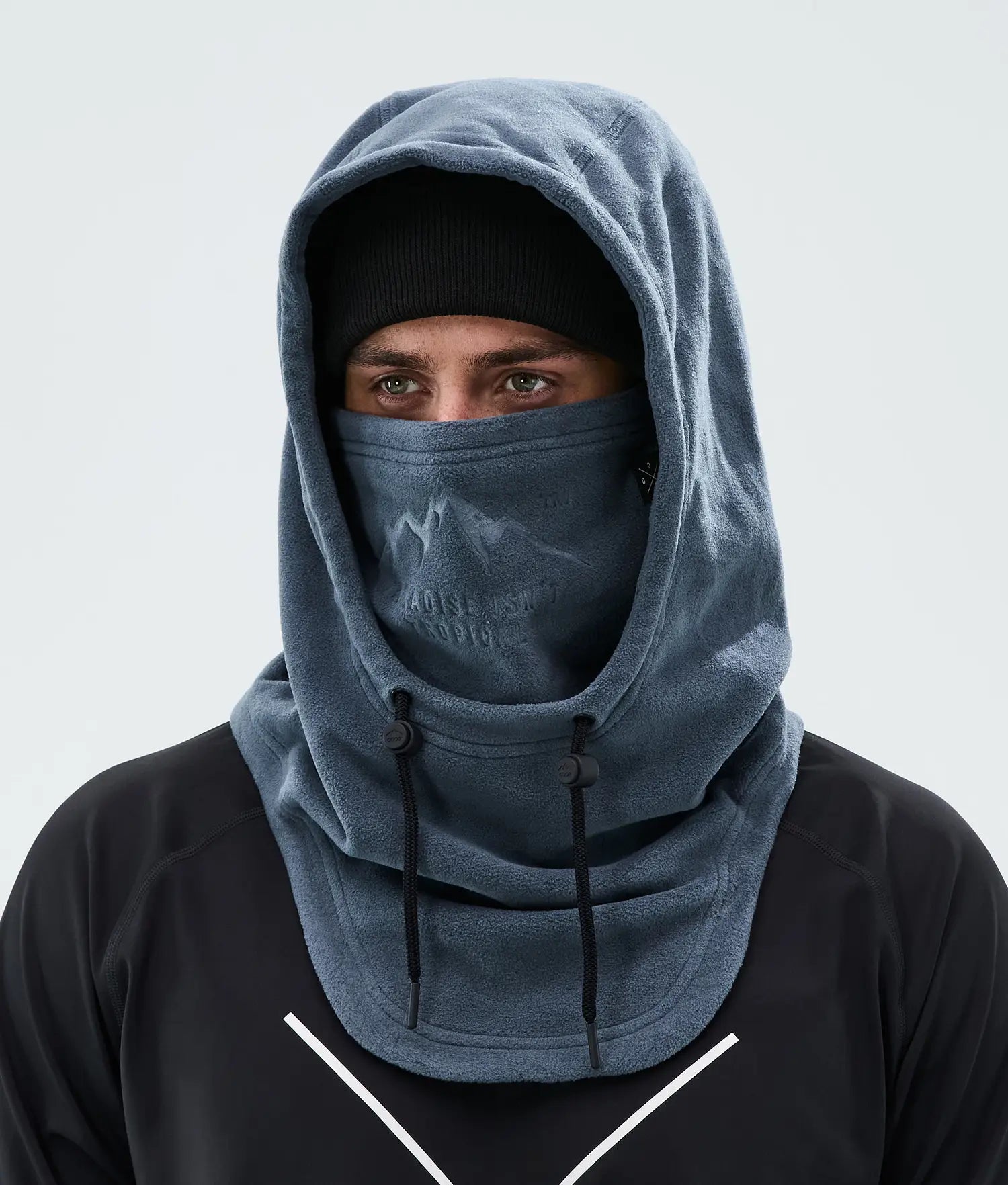 Cozy Hood II tube scarf Metal Blue