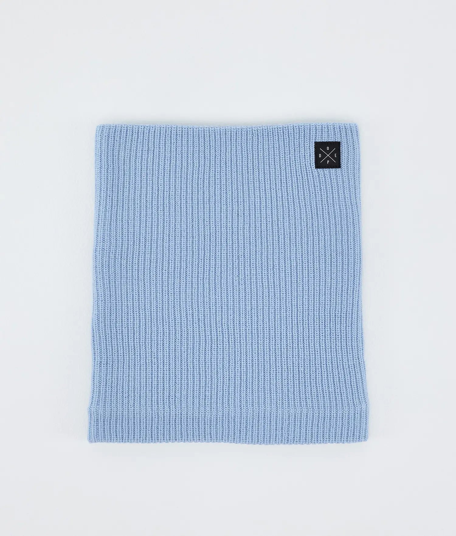 2X-Up Knitted Tube Scarf Light Blue