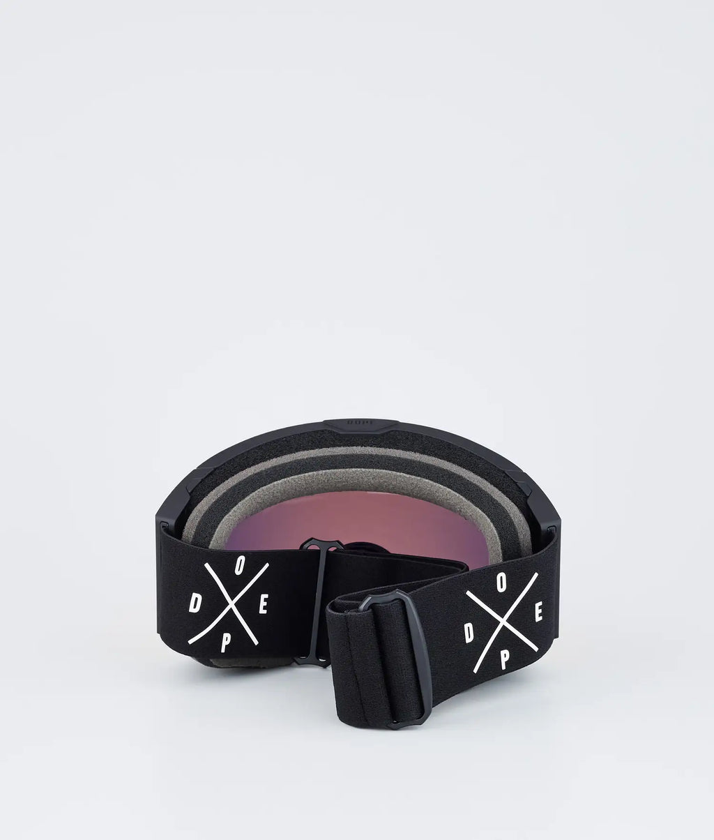 Sight ski goggles Black/Red Mirror