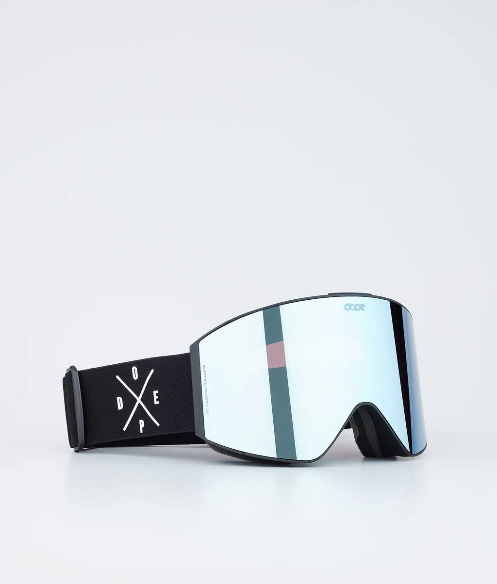 Sight ski goggles Black/Blue Mirror