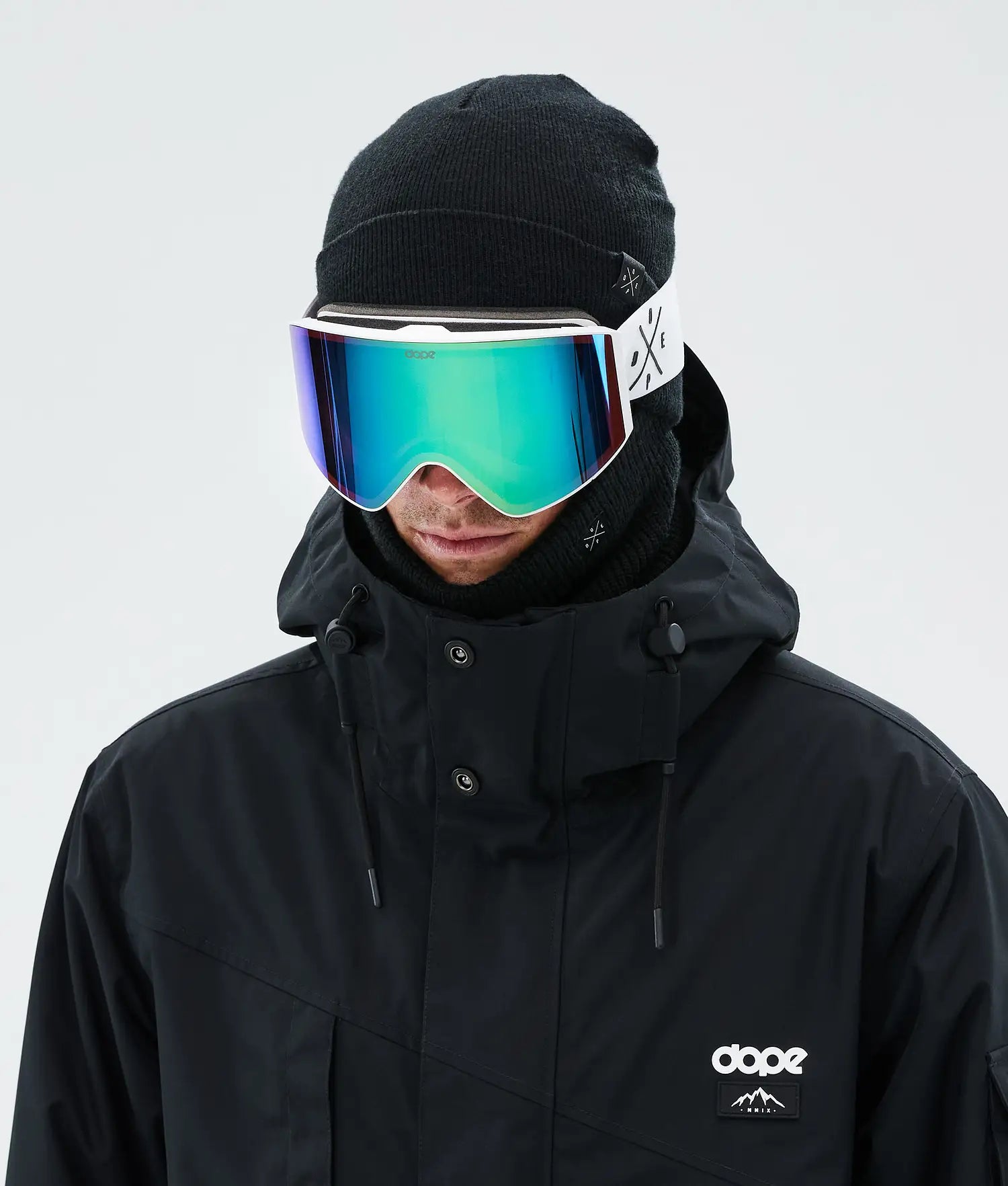 Sight ski goggles White/Green Mirror