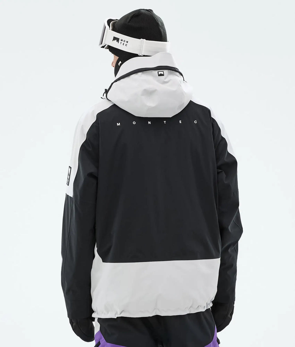 Veste de ski Morpheus pour homme - Gris clair/Noir/Violet vif