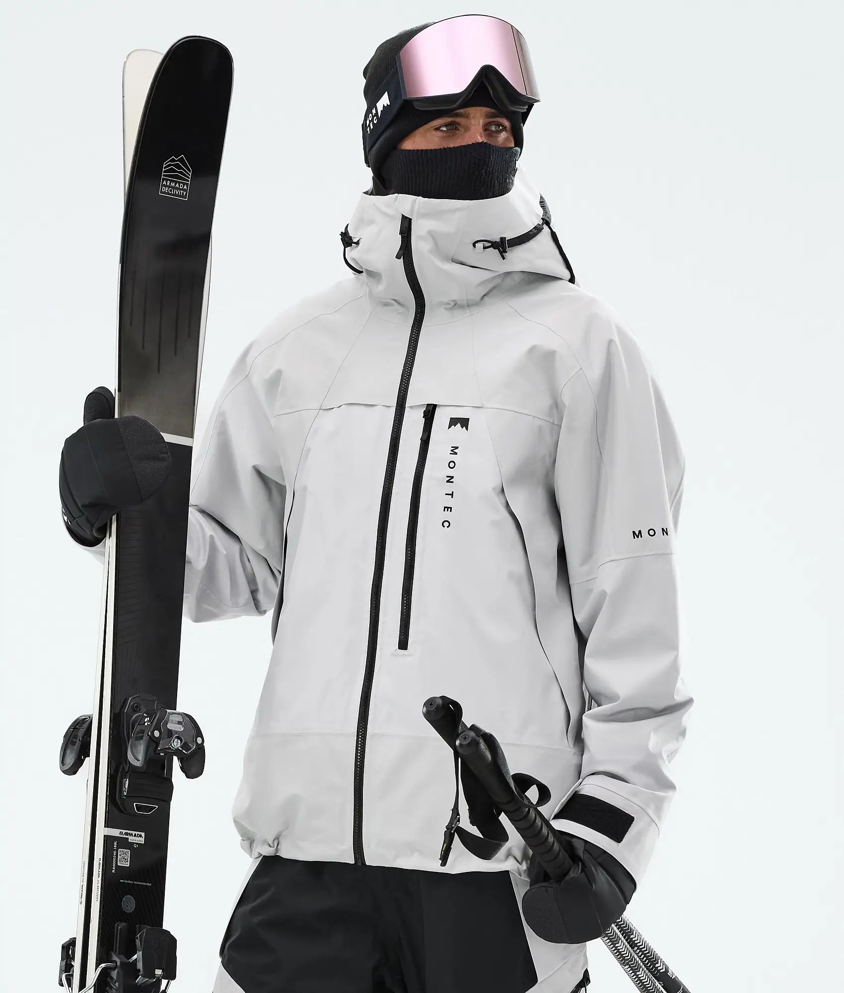 Veste de ski Oracle pour homme - Gris clair
