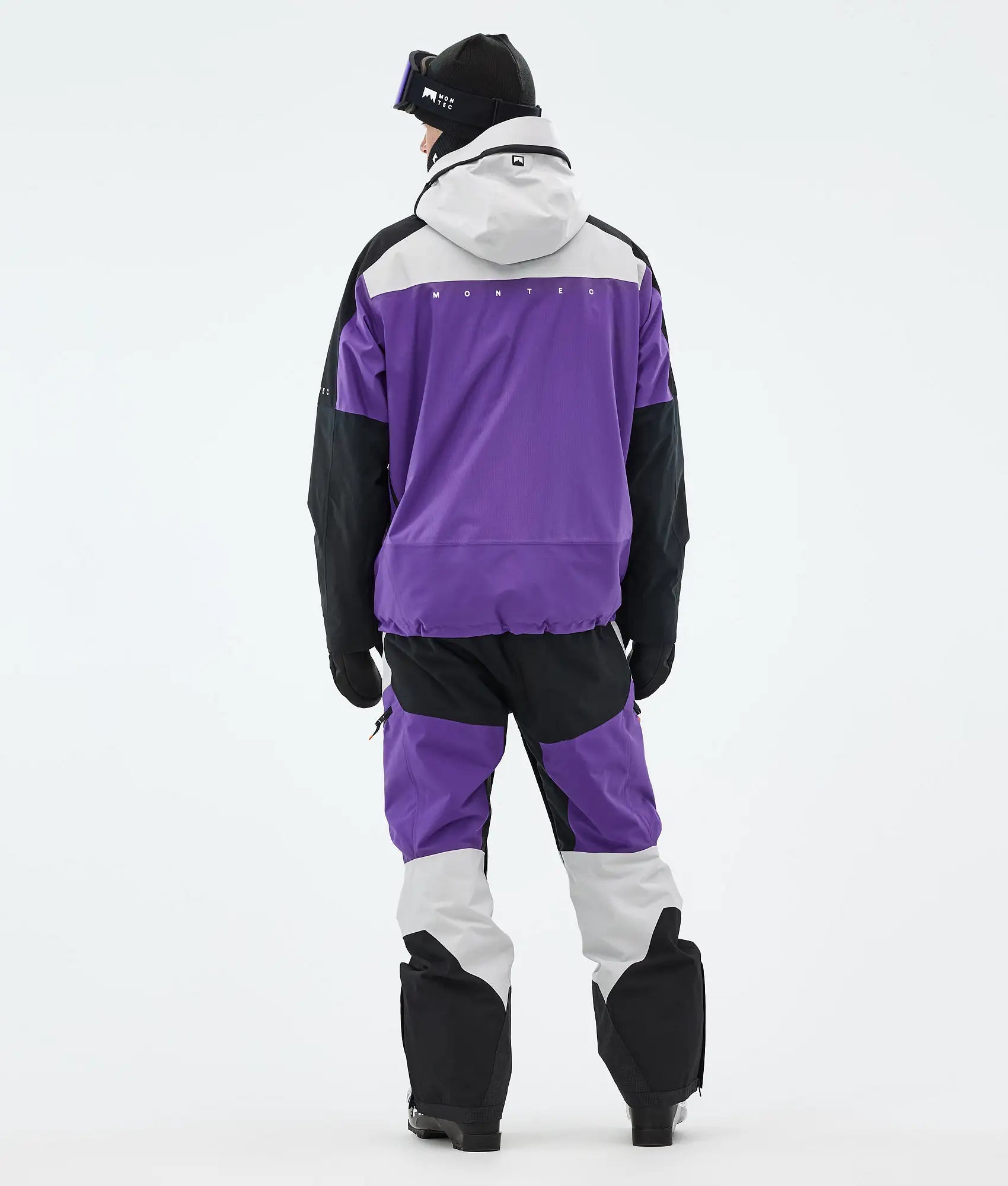 Veste de ski Oracle pour homme - Gris clair/Noir/Violet vif