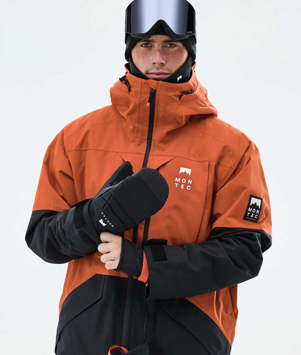 Veste de ski Arch pour homme - Orange brûlé/Noir
